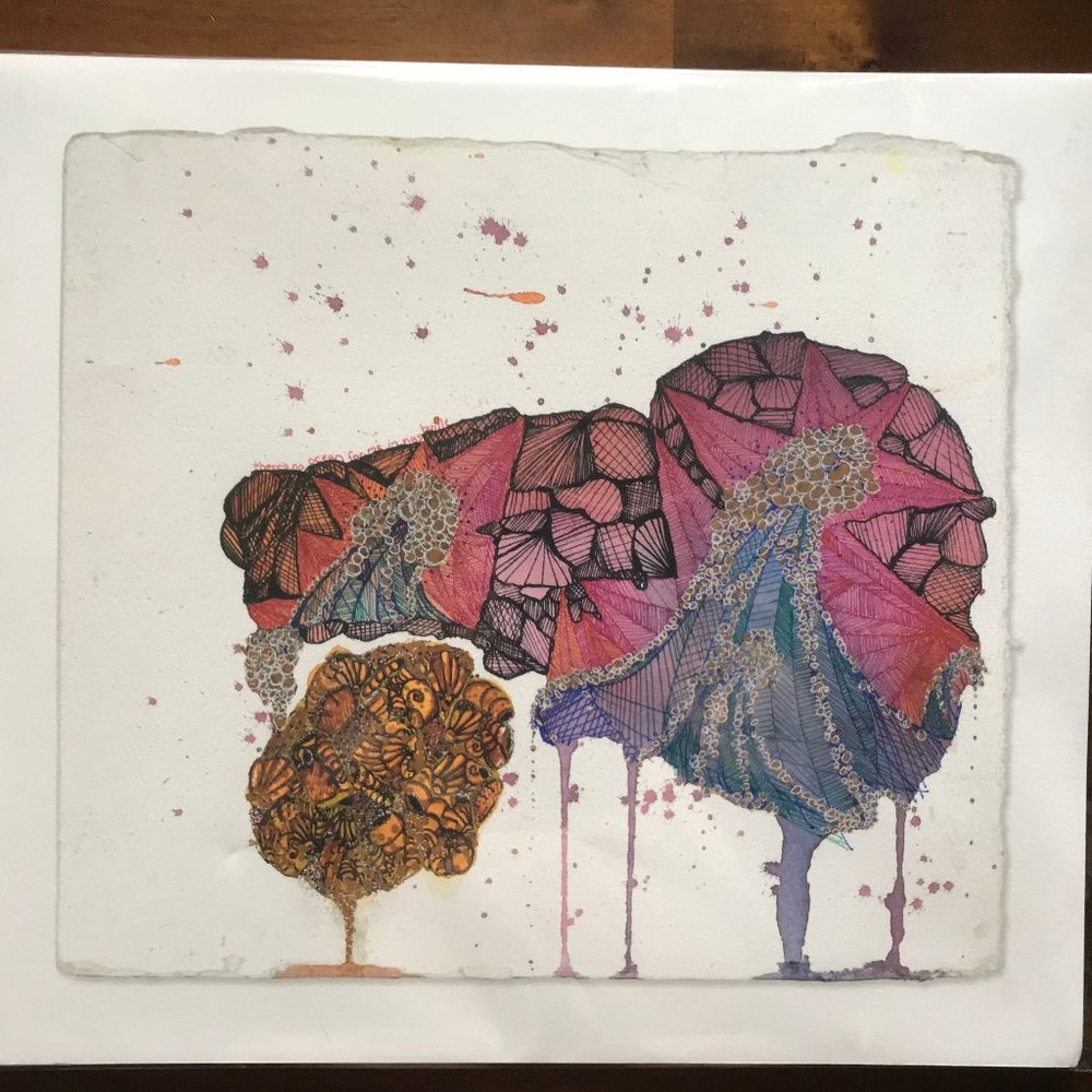 High Quality Glicee Print -  "Brain Waves" Art